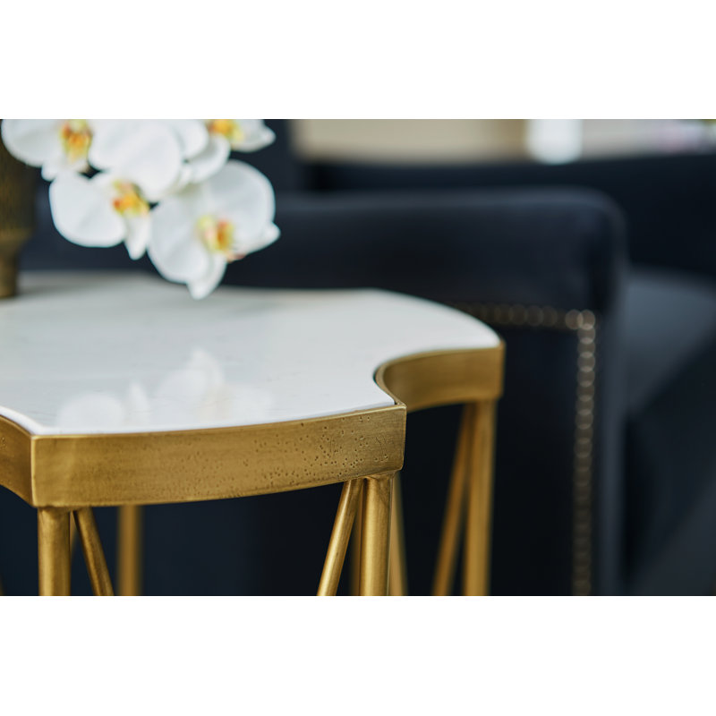 East Camden Marble Top End Table