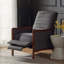 Fauteuil inclinable par pression, structure en bois-1446184511