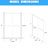 44 - 48" Wide Aluminum Frame Double Sliding Shower Enclosure With Chamfered 8Mm Tempered Glass, Corrosion Handle, Handle For Towel And Sliding, Reversible Installation In Bathroom Chamfer Edged Black