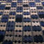 Rug & Kilim’S Scandinavian Geometric Silver Gray And Blue Wool Pile Rug-1115507364