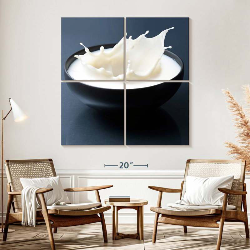 Yarlin Milk Bowl Splash, 57" H x 57" W