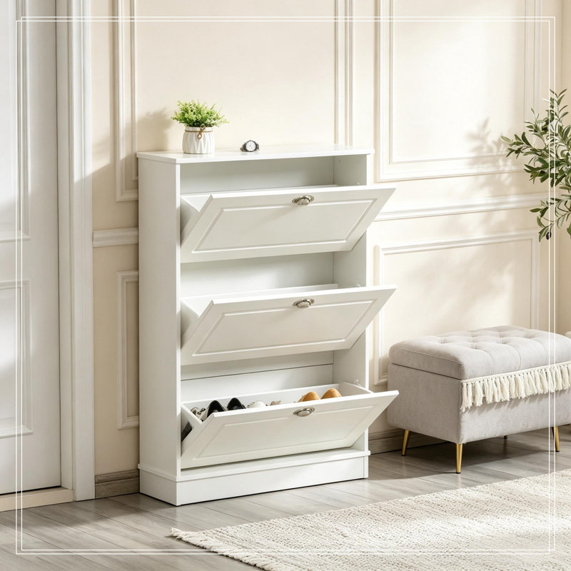 Armoire Tilen avec 3 tiroirs rabattables
