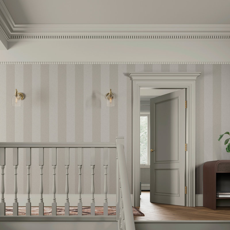Superfresco Easy Regent Stripe Wallpaper, Cream