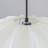 1-Light Fabric Pumpkin-Shaped Pendant Light
