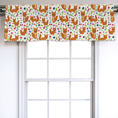 Sateen Ruffled Window Valance