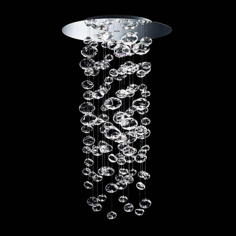 Lustre à 4 lumières Krithin, Nickel poli