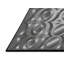 Tapis gris/noir tissé à la machine-707185244