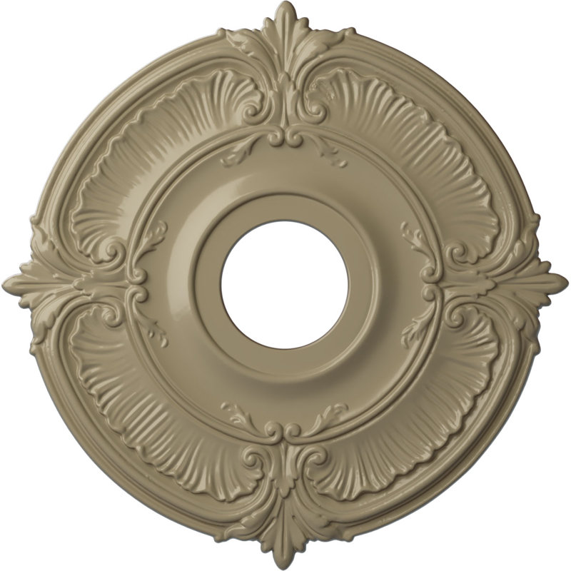 Médaillon de plafond H 18 po x l 18 po x P 0,625 po Attica, Désert de Gobi