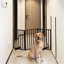 La clôture pour chien en bois noyer, PE, PP 1 ensemble noyer pliable portable sécuritaire et sécuritaire