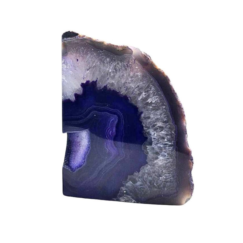 Serre-livres simple moyen Eternity Agate |  Mauve, H 7 po x l 4 po x P 5 po
