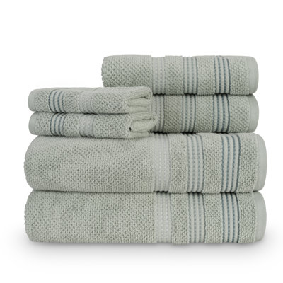 Portland Dakota Green 6pk Assorted Towel Set