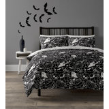 Death Doodle Duvet Cover Set Size Single