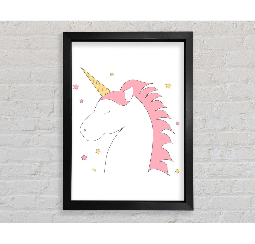 Gerahmtes Wandbild Magical Unicorn