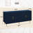 65" Fluted Sideboard Buffet Cabinet with 4 Doors and Adjustable Shelves -590460694