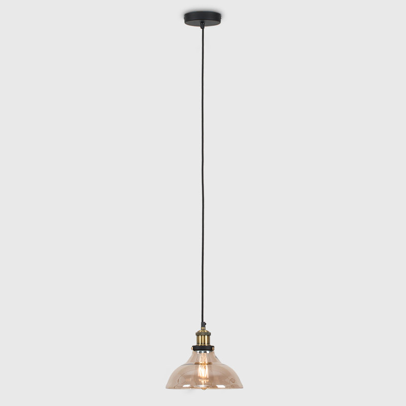 Hanson - Light Pendant, Yes, Amber Shade