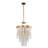 Lafayette Chandelier - Havana Gold - 18"W X 29.25"H