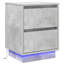 Bedside Cabinet With Drawer 2 Pcs 39 X 34.5 X 50 Cm-1630674942