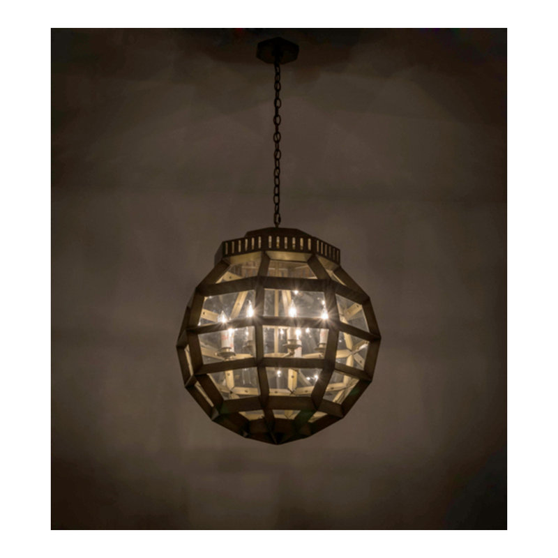 Lustre en forme de globe à 8 lumières Jontel