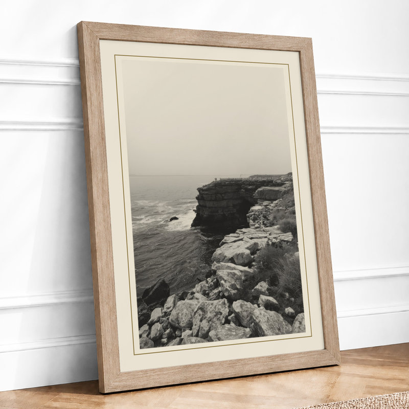 Rock Formation Coastal - Print, Oak, A4 - 29.7 x 21.0 cm
