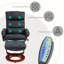 Fauteuil inclinable de massage avec repose-pieds HOMcom