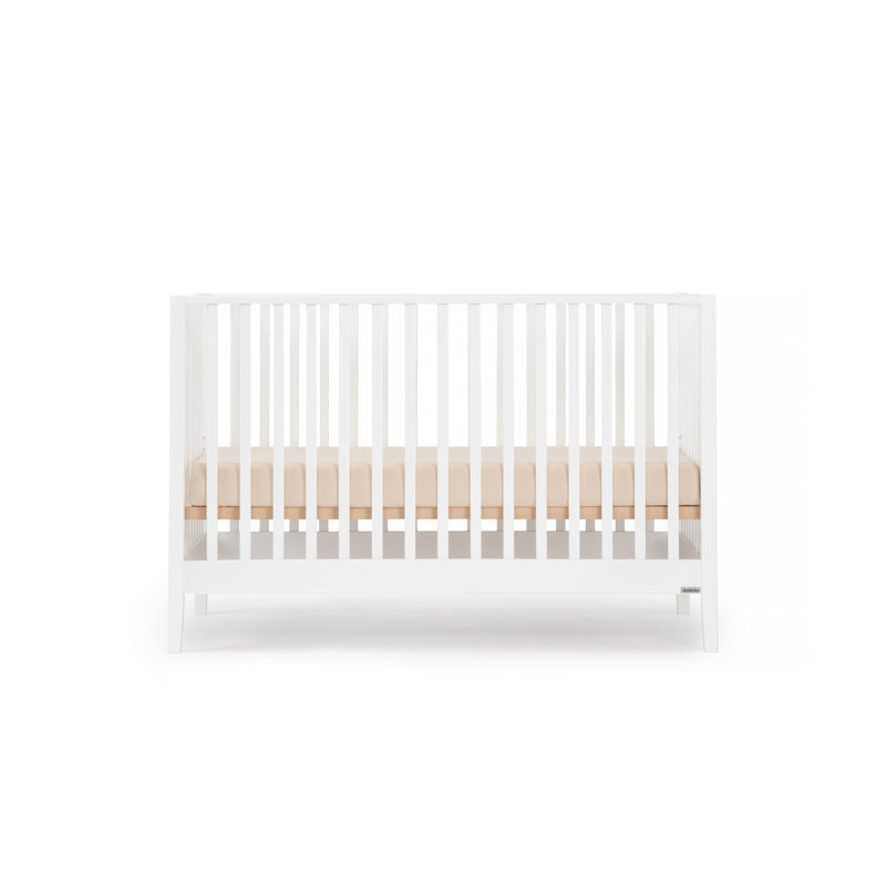 Lala 3 -in-1 Convertible Crib, White