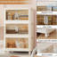 Bacs de rangement pliables avec porte magnétique, armoire de rangement en plastique avec roues