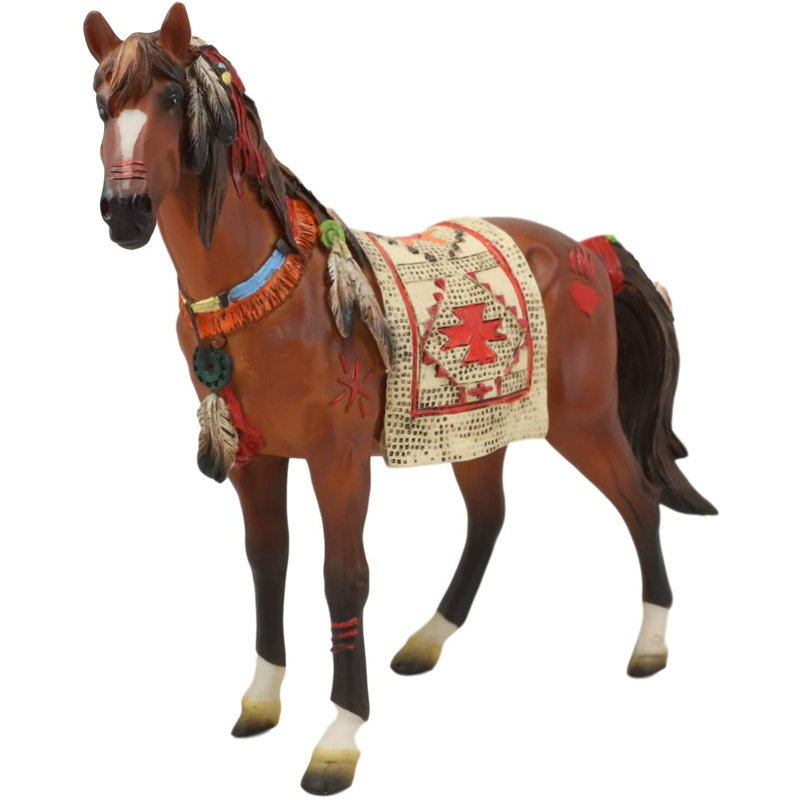 Cheval de boisson spiritueuse avec selle peinte tapisserie Carden