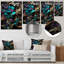 Décoration murale en métal Rashotsky-87836020