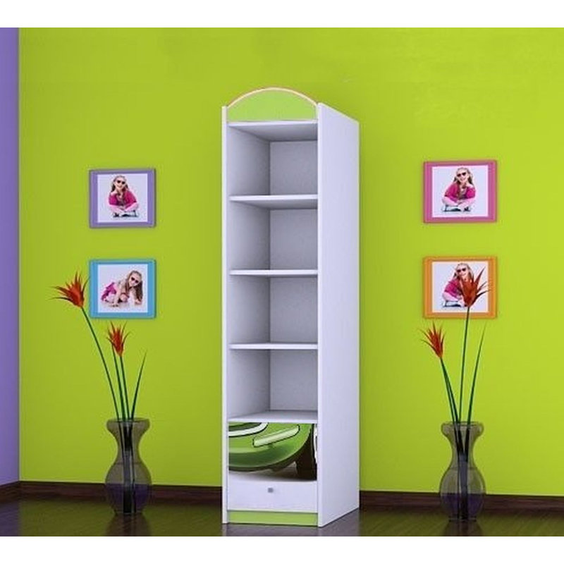 Kangley 1 Door Wardrobe, Green