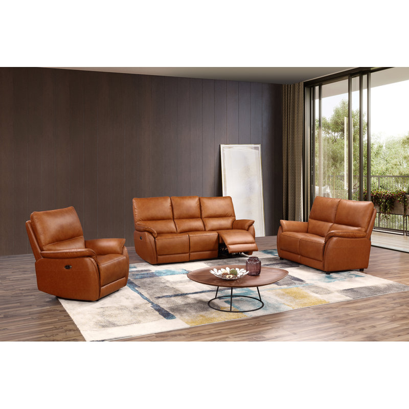 Arnedra 87cm Wide Manual Reclining Recliner, Tan