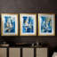 NAUTICAL Series CLxxxi - Impression personnalisée de qualité supérieure avec passe-partout - 3 pièces-893147383-893147381