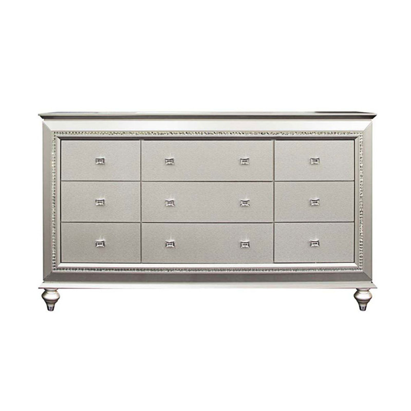 Commode Haymes, gris métallique, Champagne