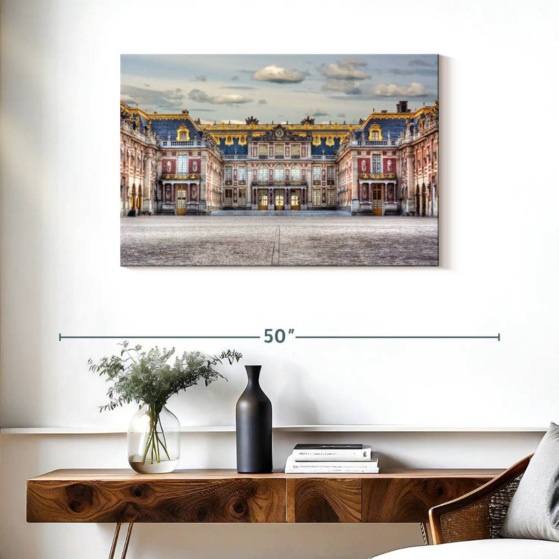 Lilie Palace Of Versailles, 24" H x 36" W