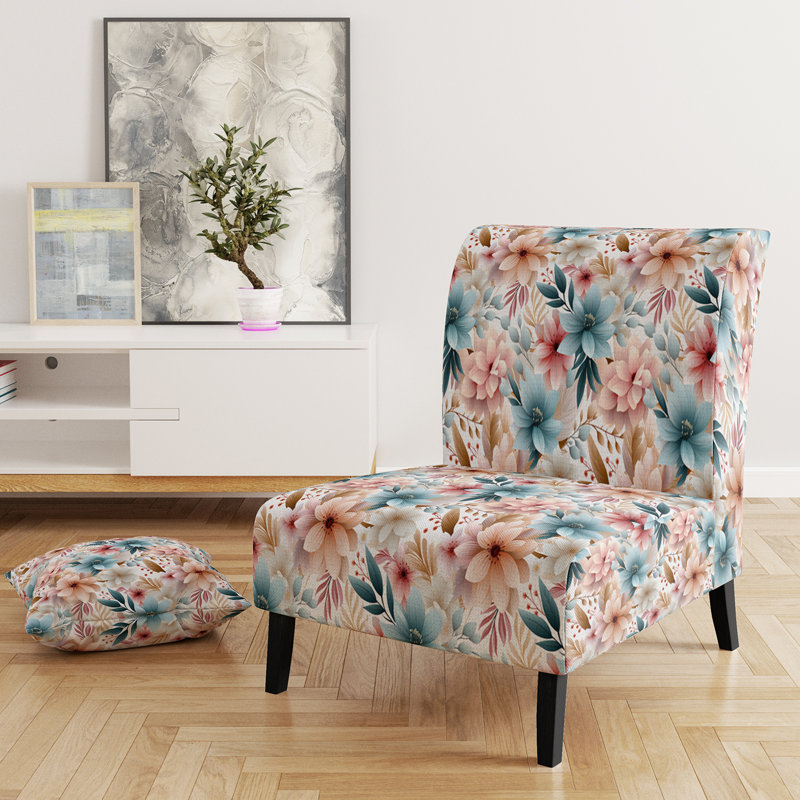 Fauteuil de chambre tapissier pastel