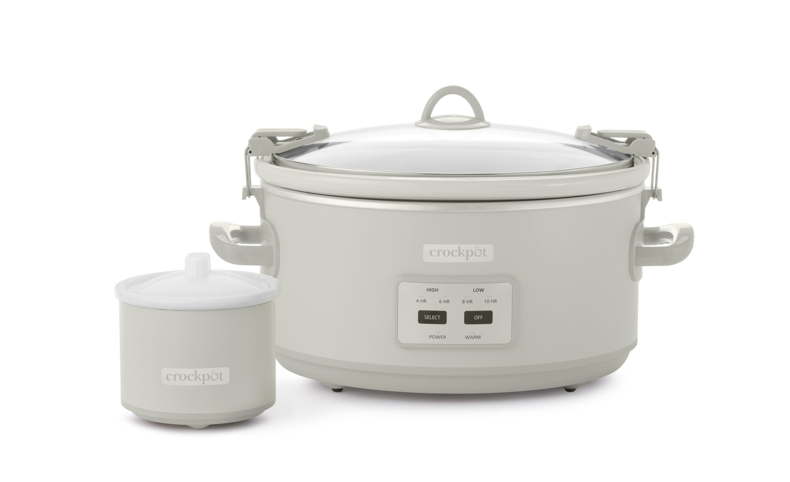 Crockpot 7-Quart Programmable Slow Cooker with Locking Lid and Little  Dipper Food Warmer