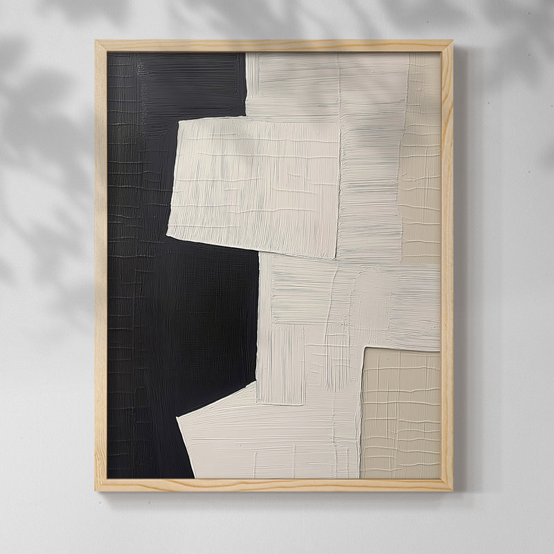 "ABSTRACT Series DCLxxvii" par J Paul, Naturel / naturel, 11" H x 9" W