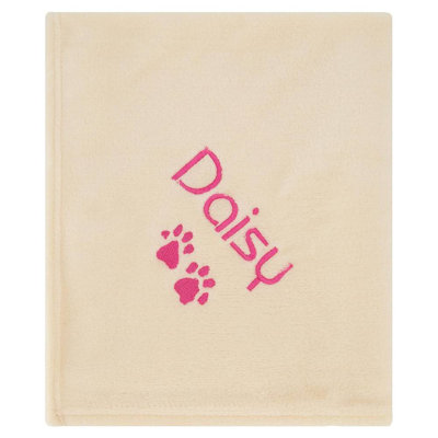 Personalized Dogs-Cats Blanket Custom Name & Paws