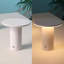 Gio 7.5" Modern Minimalist Column Rechargeable/Cordless Dimmable Integrated LED Table Lamp with Touch Sensor-115993510