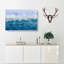 Meeting In The Middle In Abstract - Wrapped Canvas-55308601