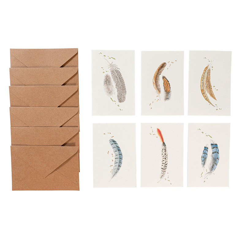 Forest Walk Note Card Assorted Set Of 6