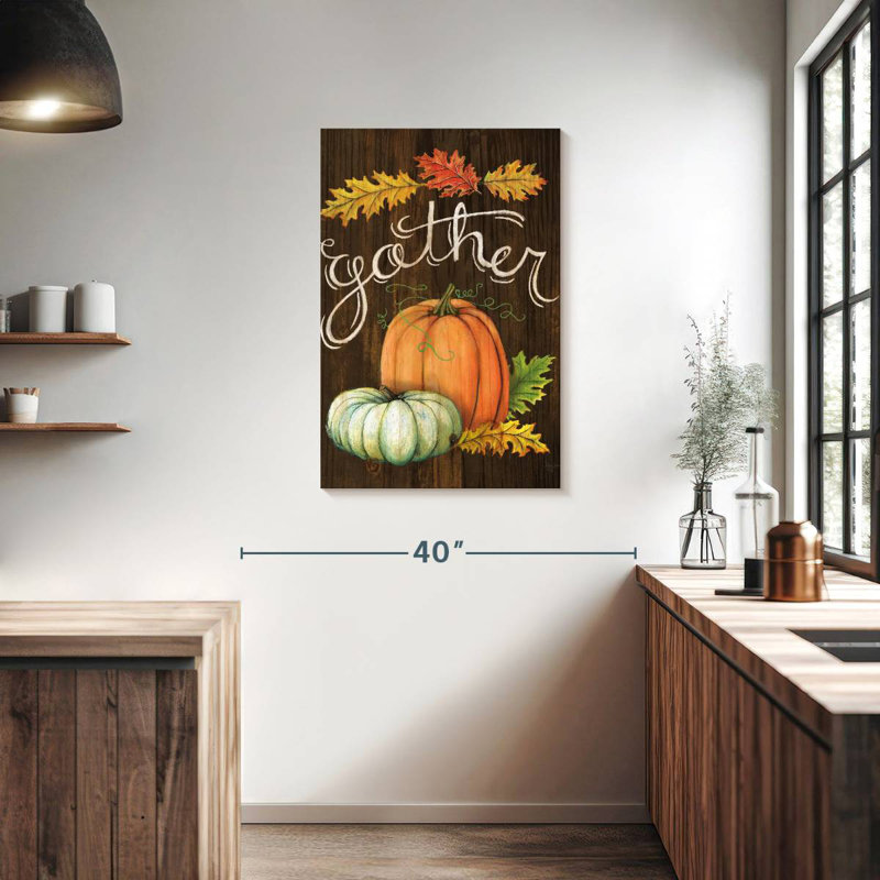 Noyer d'automne, H 36 po x l 24 po