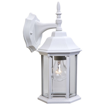Clear Glass Swing Arm Wall Light