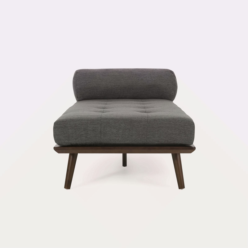 CHAISE LOUNGE, Gray Fabric