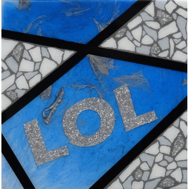 Lol-Blue Print by Eddie Bruckner