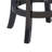 Swivel Upholstered Faux Leather Counter Stool with Solid Wood Frame