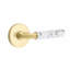 Select Round Privacy (Bed & Bath) Door Lever with Round Rosette-354860016-354860027