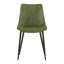 Velvet Side Chair in Green