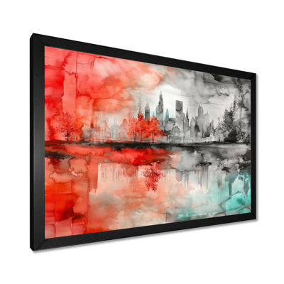 Urban Oasis In Autumn Cityscape II - New York City Canvas Print