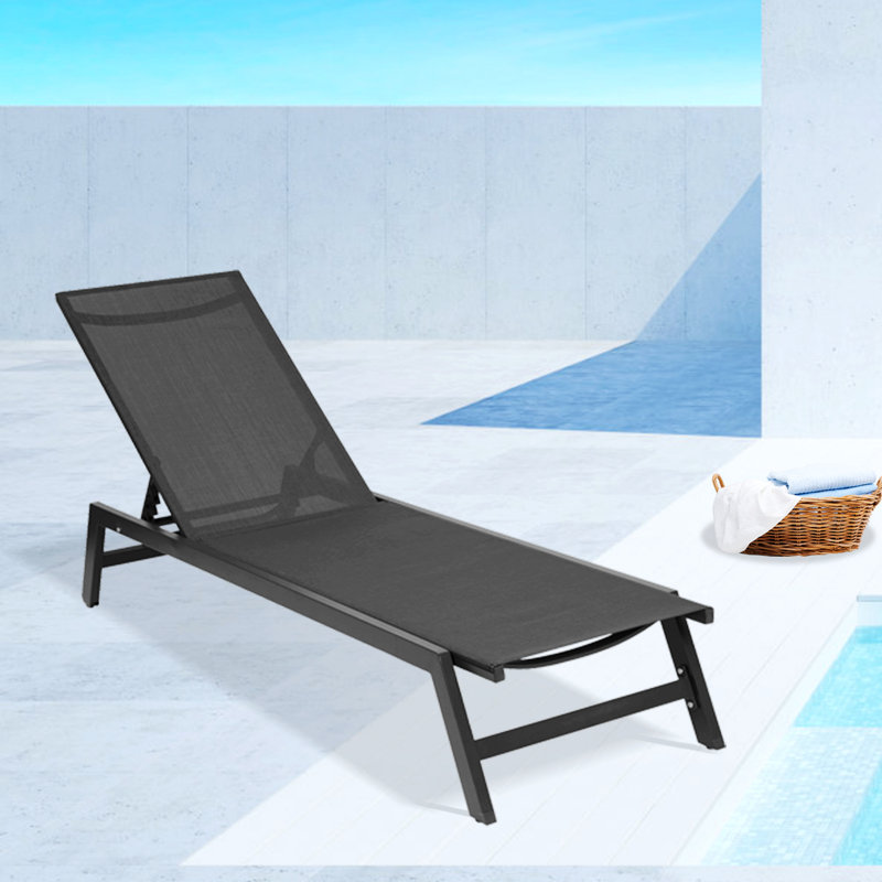 Chaise longue rembourrée Crasia