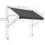 Auvent de patio rétractable en polyester l 4,9 pi x L 9,8 pi-49457168